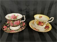 Royal Albert Tea Cup & Saucers - 2 Sets