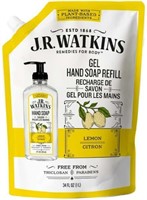 J.R. Watkins Lemon Liquid Hand Soap Refill Pouch,