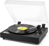 Retro Record Player for 33/45/78 RPM Vinyl