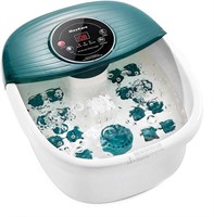 Foot Spa/Bath Massager with Heat, Bulbbles, and