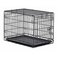 New World 30" Folding Metal Dog Crate, Includes