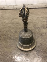 Vintage Brass Bell Face Handle