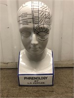 Phrenology by L.N. Fowler Porcelain Bust Head
