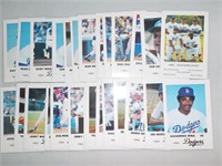 1983 LAPD LA Dodgers Baseball 30 card lot