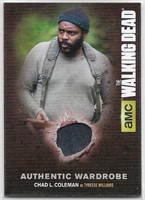 Walking Dead Tyreese Williams Wardrobe card