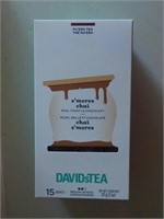 Davids Tea s'mores chai Pu’erh tea box of 15