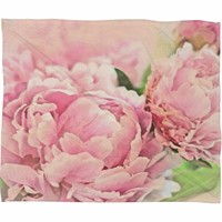 Peonies Throw Overall