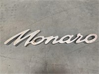 Holden MONARO Metal Cut Out Sign 1000 x 200