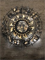 Metal Horoscope Wall Decoration Zodiac