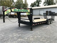 2018 Gatormadde 20+2 Low Pro trailer