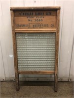 Vintage Glass Washboard Columbus Washboard 2080