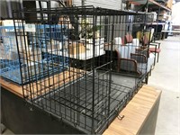 Top Paw metal pet crate, side door is off but may