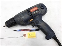 Ryobi D40, 3/8" VSR drill, works