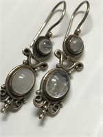 Pair of Iridescent Earrings in 925 silver