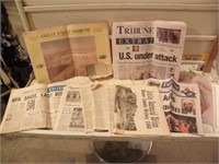 NEWSPAPERS, 9/11, KENNEDY, DIANA, MORE