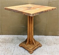 Vintage High Top Wooden Card Table