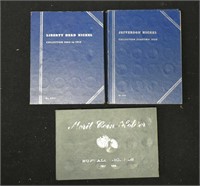 3 Nickel Books with 60 Coins