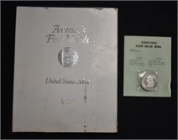 America's First Medals US Mint Set and PA Medal