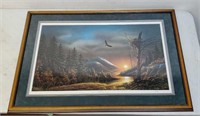 Terry redlin flying free Signed and numbered