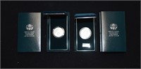 4 1990 US Mint Eisenhower Centennial Silver Dol