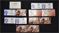 5 US Mint Proof Sets and 4 Presidential $1 Sets