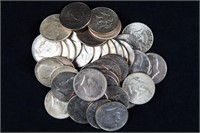 41 Assorted Kennedy Half Dollars