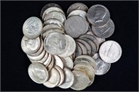43 Assorted Kennedy Half Dollars