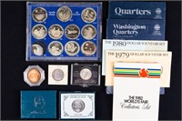 Assorted Coins and Medals