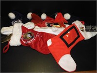 New Assorted NHL Christmas Hat & Stockings