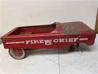 Antique Fire Chief Pedal Car