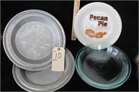 Vintage pie plates pyrex, anchor hocking, &more