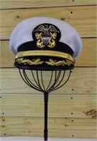 Vintage Naval Officers Cap, Named