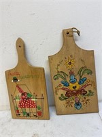 Vintage wooden cutting boards