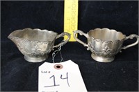 Antique Silver Plate Made in Occupied Japan set