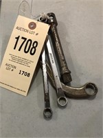set of box end wrenches with half inch drive