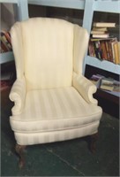Formal Tall Backed Chair, Ivory