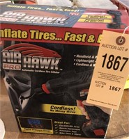 Air Hawk pro cordless tire inflator