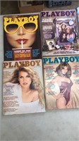 12 playboy magazines 1977-1982