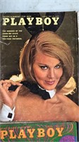 8 1967 playboy magazines
