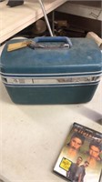2 samsonite carryon cases and movie am tape
