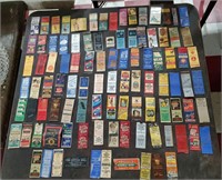 100 old advertising matchbooks Risque military ww2