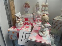 Lot of 6 Precious Moments Figures 4"