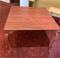 Cherry Laminate Queen Anne Style Dining table