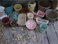 Lot of Cracked & Chipped McCoy Pottery