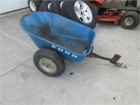 BLUE FORD WHEELBARROW TRAILER