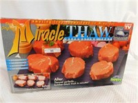 NEW IN BOX MIRACLE THAW DEFROSTING TRAY