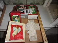 4 Angel ornaments and Angel Plaque 8" x 6"