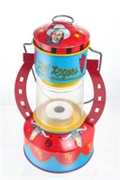 Roy Rogers Tin Litho Battery Operated  Lantern