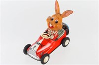 Japanese Tin Litho Champion Rabbit Car