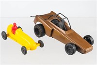Cox Gas Powered Dune Buggy and Plastic Race Car